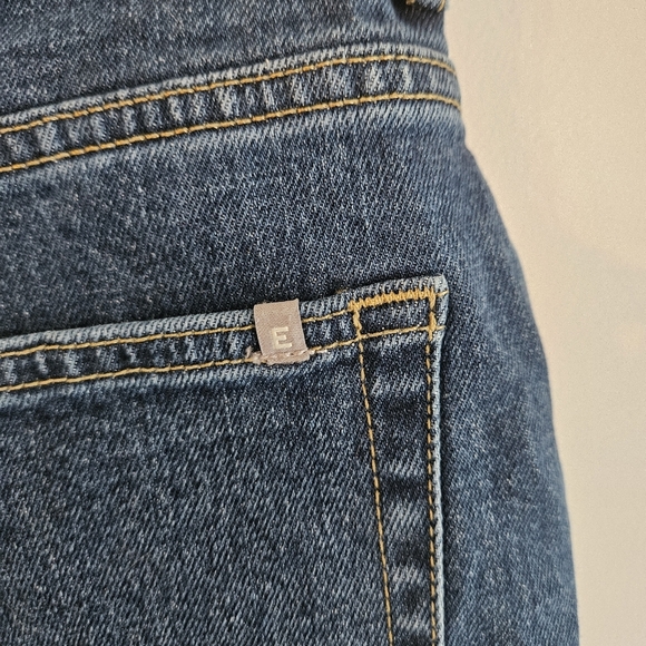 Everlane The High Way Dark Blue Denim Shorts - Picture 7 of 10